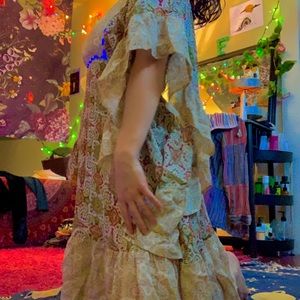 Paisley mandala flowy dress